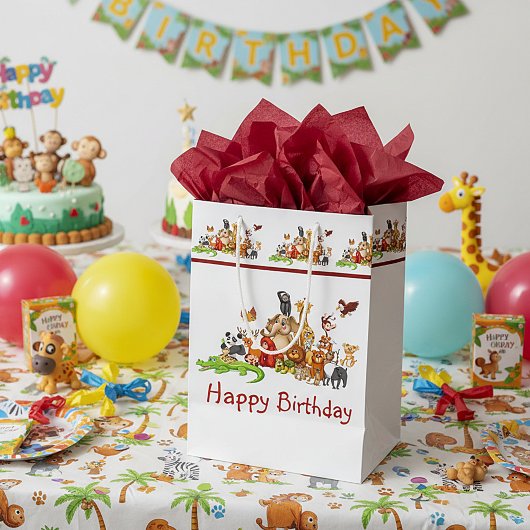 Schattige dieren medium cadeauzakje