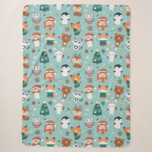 Schattige dieren Sherpa Blanket Deken