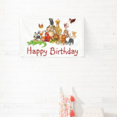 Schattige dieren spandoek (Insitu)