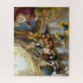 Schattige Dieren Terug naar School Legpuzzel (Verticaal)