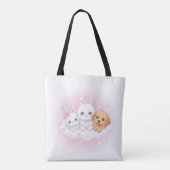 Schattige dieren tote bag (Achterkant)