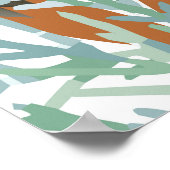 Schattige dieren: tropisch bos doodle. poster (Hoek)