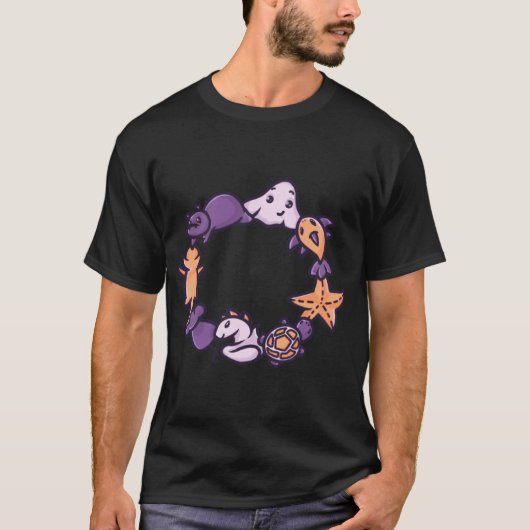Schattige Dieren Verenigd T-shirt (Voorkant)