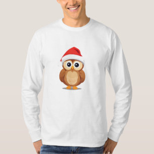 Schattige dieren winteruil Kerstmis T-shirt