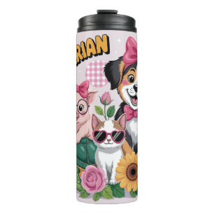 Schattige Dierenarts Thermosbeker