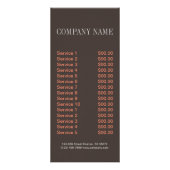 schattige dierenbeestje met puppy SPA Reclamekaart (Achterkant)