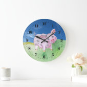 schattige dierenliefhebbers grote klok (Huis)