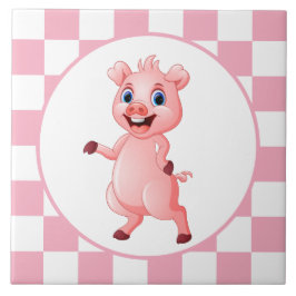 schattige dierenliefhebbers tegeltje