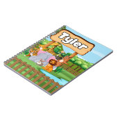 Schattige Dierentuin Dieren voor Kinderen Notitieboek (Linkerzijde)