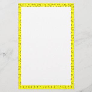 Schattige dierenvrienden gezicht briefpapier