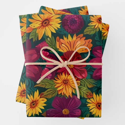 Schattige dierenvrienden inpakpapier vel (In situ)