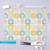 Schattige dierlijke collage Design Tissuepapier (Craft)