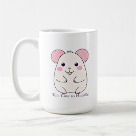 Schattige dikke muis koffiemok