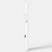Schattige dikke zwarte kat Case-Mate iPhone case (Achterkant / Links)