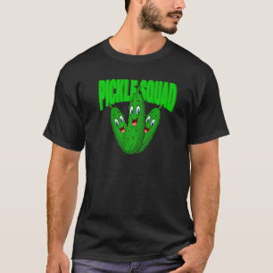Schattige Dill Pickle Vegan Pickle Squad T-shirt
