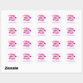 Schattige Dingen Binnen Zakelijk Vierkante Sticker (Vel)