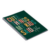 Schattige dingen die mijn kinderen zeiden - Een on Notitieboek (Rechterzijde)