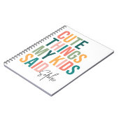 Schattige dingen die mijn kinderen zeiden - Gepers Notitieboek (Linkerzijde)