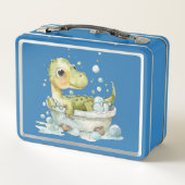 Schattige Dino Bad Tijd (Achterkant)