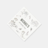 Schattige Dino Dig Verjaardag Servet (Hoek)