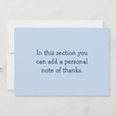 Schattige dino/dinosaurus Baby Bedankt voor je kaa (Achterkant)