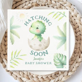 Schattige Dino Gender Neutral Dinosaur Baby shower Servet