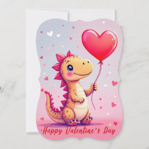 Schattige "Dino-mite Valentijn Feestdagenkaart