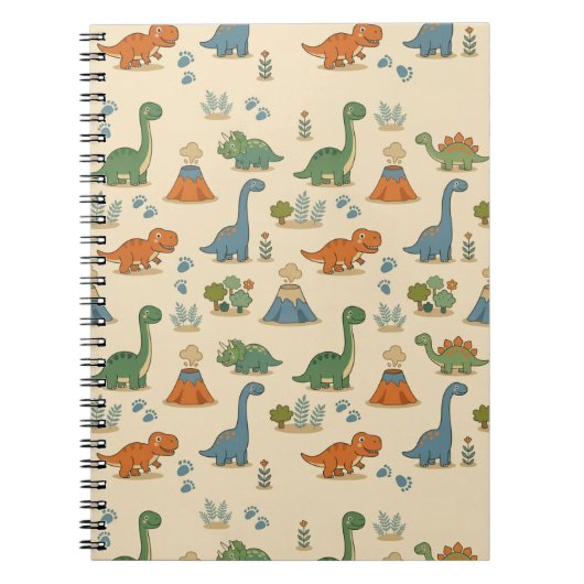 Schattige Dino Notitieboek (Voorkant)