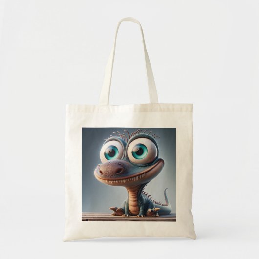Schattige Dino Tote Bag (Voorkant)