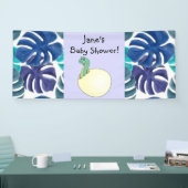 Schattige Dinosaur Baby shower Banner (Beurs)