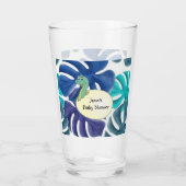 Schattige Dinosaur Baby Shower Glas (Achterkant)