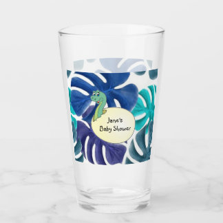 Schattige Dinosaur Baby Shower Glas