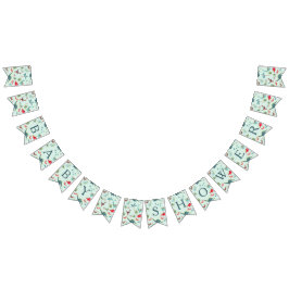 Schattige Dinosaur blauw jongetje Baby shower fees Vlaggetjes