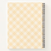 Schattige Dinosaur Deluxe Notitieboek – Naam toevo (Achterkant)