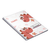 Schattige Dinosaur Journal voor Meisjes – Leuk & F Notitieboek (Rechterzijde)