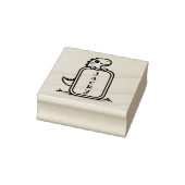 Schattige Dinosaur Lijst Stamp Rubberstempel (Stempel)