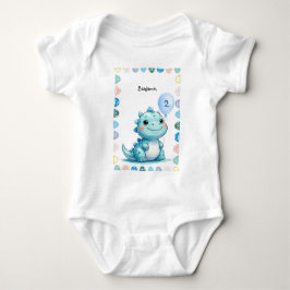 Schattige Dinosaur roar Jongen Verjaardagsfeestje Romper