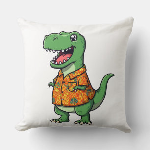 Schattige Dinosaur Sierkussen – Fun Cartoon Dino C