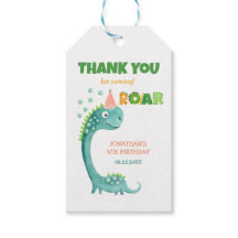 Schattige Dinosaur Stamp Chom Roar Verjaardag