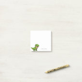 Schattige Dinosaur Trendy Aangepast Post-it® Notes (Op bureau)