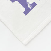 Schattige dinosauriërs in pasteltinten fleece deken (Hoek)