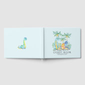 Schattige Dinosaurs Baby shower Gastenboek (Volledig)