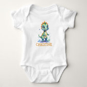 Schattige Dinosaurus Baby Kwekerij Kawaii Gift Romper (Voorkant)