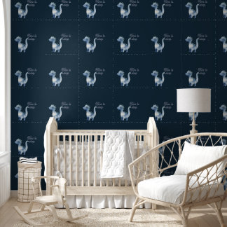 Schattige dinosaurus behang