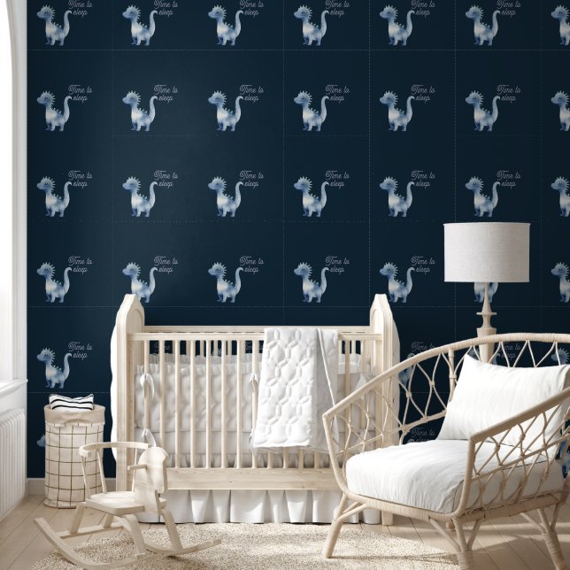 Schattige dinosaurus behang (Kinderen)