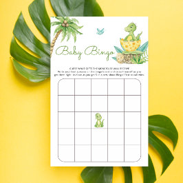 Schattige dinosaurus ei Baby shower bingogame