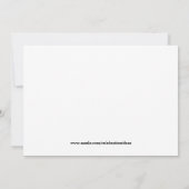 Schattige dinosaurus kaart (Achterkant)