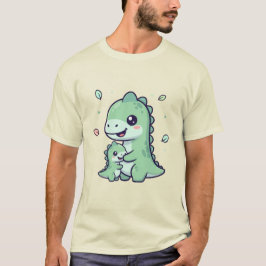 Schattige dinosaurus knuffel  t-shirt