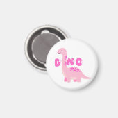Schattige dinosaurus 🦕  magneet (Voorkant / Achterkant)