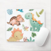 Schattige dinosaurus muismat (Met muis)